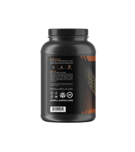 Gorilla Mode Premium Whey Protein - Chocolate / 25 Grams of Whey Protein Isolate