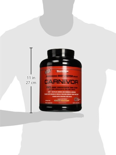 MuscleMeds Carnivor Beef Protein Isolate Powder, Chocolate Peanut Butter, 4.14 Pound