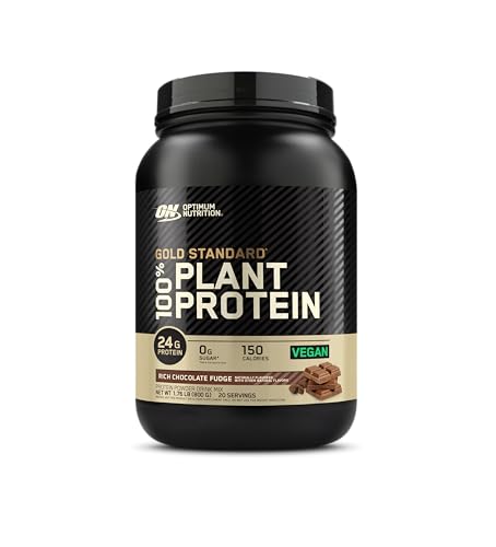 Optimum Nutrition Gold Standard 100% Plant Based Protein Powder, Gluten Free, Vegan Pro