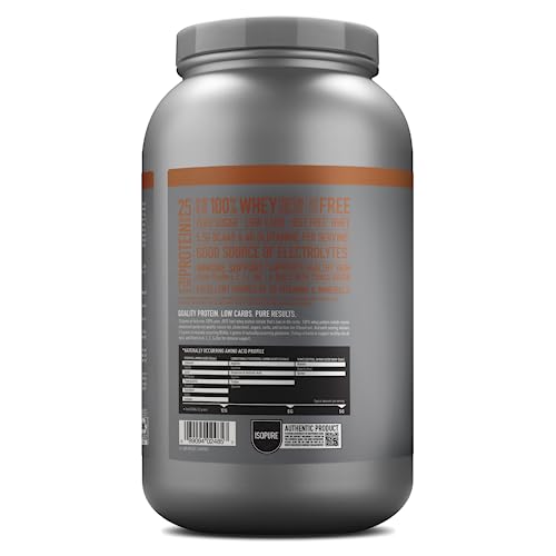 Isopure Protein Powder, Low Carb Whey Isolate with Vitamin C & Zinc for Immune Support,