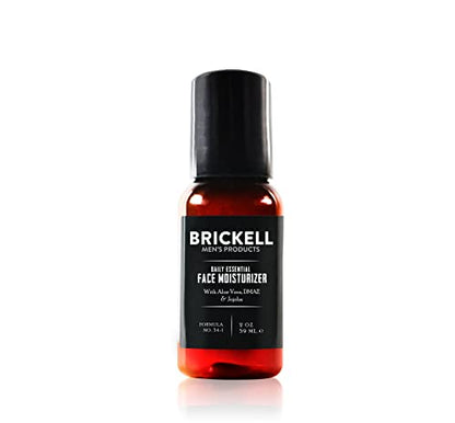 Brickell Men's Daily Essential Face Moisturizer for Men, Natural and Organic Fast-Absorbing 