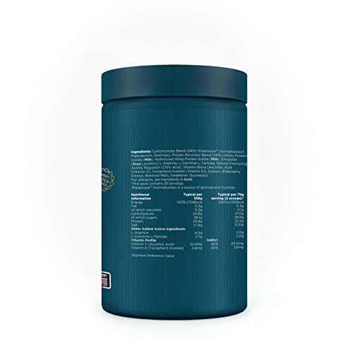 Kinetica Recovery Powder, Post Workout Drink, Muscle Repair and Energy Store Replenisher, 20 Servings, Wild Berry, 1.5kg