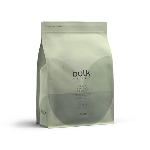 Bulk Vegan Protein Powder, Caramel Latte Flavour, 500 g, New & Improved Formula, 14 Servings