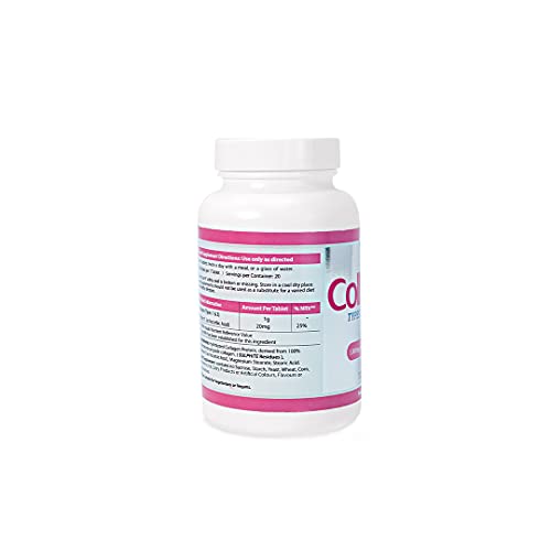 AHS Super Collagen + Vitamin C Tablets 120 Tablets - 6000mg Collagen per Serving - 1 Month Supply