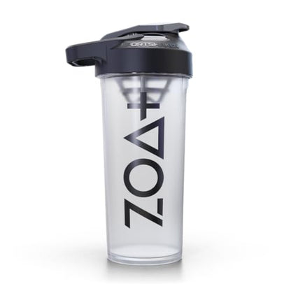 ZOA+ Pre-Workout Powder & Shaker Bottle Bundle, Fruit Punch