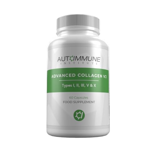 Advanced Collagen V2.Type I, II, III, V and X Hydrolysed Collagen Supplement with Vitamin C