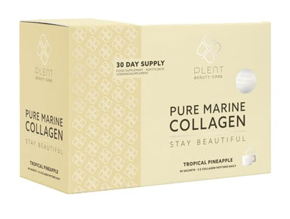 Plent Pure Marine Collagen Tropical Pineapple - Stay Beautiful - 5G Collagen Peptides Daily