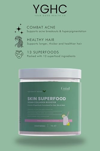 Your Good Health Co. – Your Beauty Vegan Collagen Booster Powder, Pink Lemonade