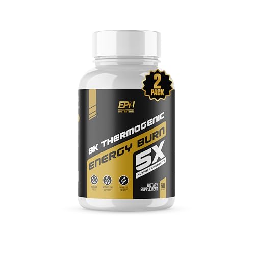 EPN Supplements 8K Thermogenic Energy Burn 5X | #1 New Energy & Pre Workout 