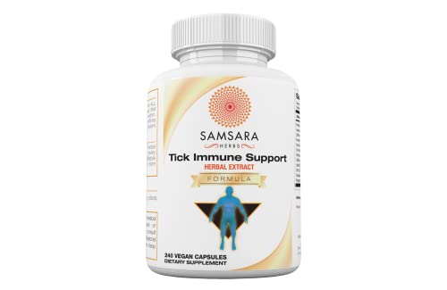 Samsara Herbs Tick Immune Support - The Original Herbal Formula (240 Capsules)