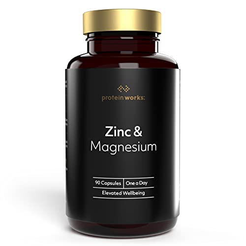 Protein Works - Zinc & Magnesium Supplement Tablets |Added Vitamin B6 | Combats Tiredness & Fatigue 