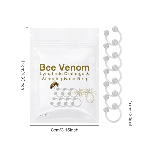 Beee Venom Lymphatic Drainage & Slimming Nose Ring (3 Packs)