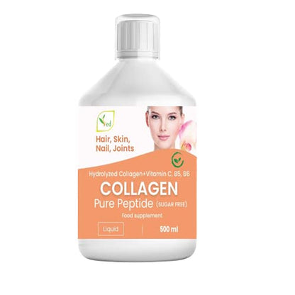 Liquid Collagen Peptides Supplement, Faster Absorption Dietary Hydrolyzed Drink