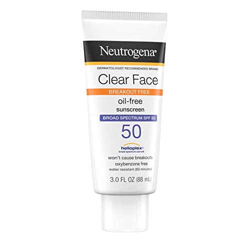 Neutrogena Clear Face Liquid Lotion Sunscreen for Acne-Prone Skin