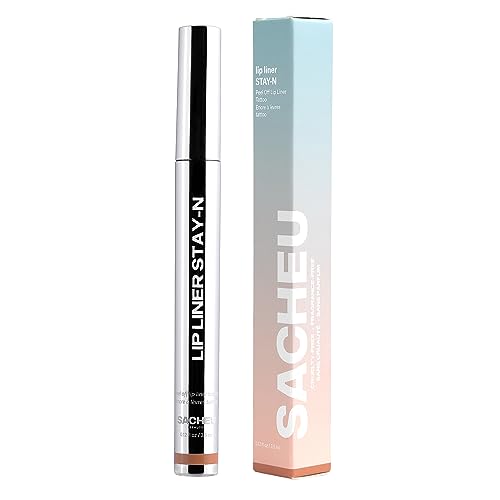 Sacheu Lip Liner Stay-N - Peel Off Lip Liner Tattoo, Peel Off Lip Stain, Long Lasting Lip 