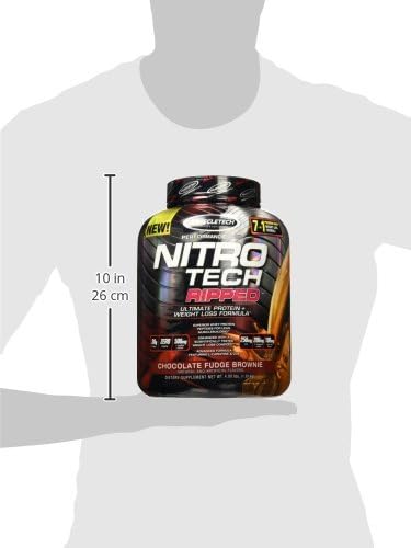 MuscleTech Nitro-Tech Ripped Lean Whey Protein Powder Whey Protein Isolate Weight