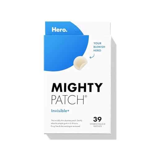 Hero Cosmetics Mighty Patch™ Invisible+ Patch - Daytime Hydrocolloid Acne Pimple Patches 