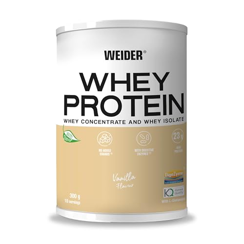 Weider Whey Protein (300g) Vanilla Flavour. Whey Protein from Concentrate and Isolate