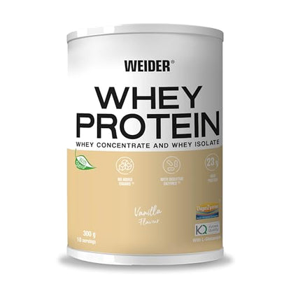 Weider Whey Protein (300g) Vanilla Flavour. Whey Protein from Concentrate and Isolate