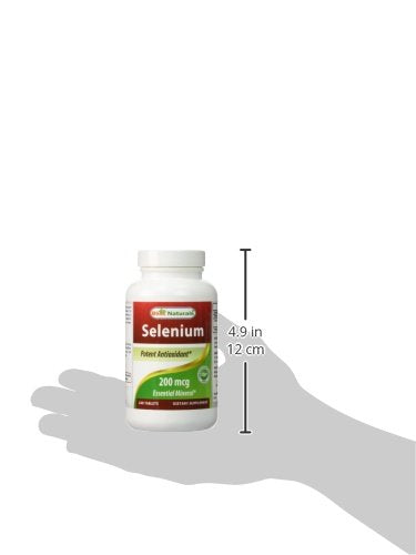 Best Naturals Selenium 200 mcg Supplement, 240 Count