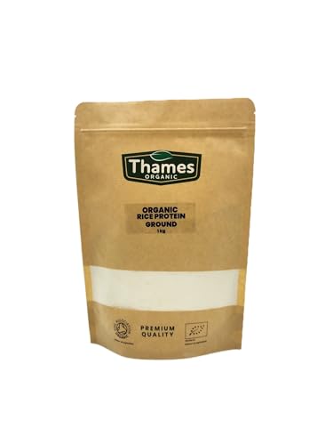 Thames Organic Organic Rice Protein Ground: Premium Plant-Based Protein for Health & Fitness Enthusiasts