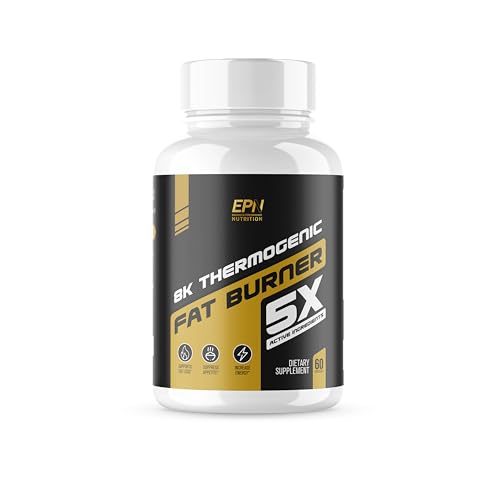 8K Thermogenic Fat Burner 5X | #1 New Weight Loss Supplement to Reduce Fat, Suppress Appetite