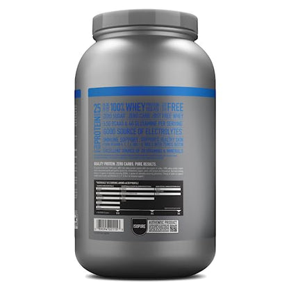 Isopure Protein Powder, Creamy Vanilla Whey Isolate with Vitamin C & Zinc for Immune