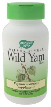 Natures Way Premium Herbal Wild Yam Root Capsules For Women - 100 Ea (pack of 1)