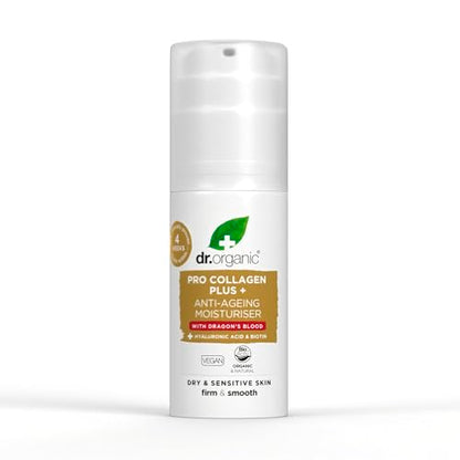 Dr Organic, Organic Pro Collagen with Dragons Blood, Natural, Vegan, Cruelty Free, Paraben & SLS Free, 50ml