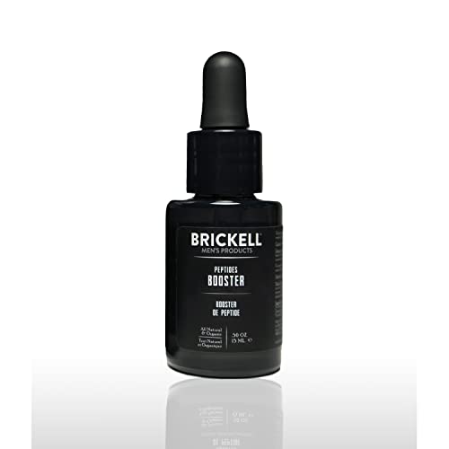 Brickell Men’s Protein Peptides Booster Serum for Men, Natural and Organic Protein Peptides Booster