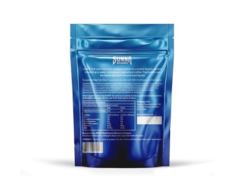 SUNNA SUPPLEMENTS - Halal Bovine Collagen Protein Powder for Hair, Skin, Nails and Joints