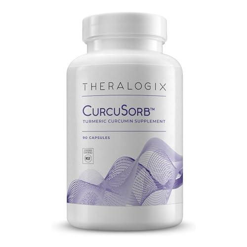 Theralogix CurcuSorb Turmeric Curcumin Supplement - 90-Day Supply - High-Absorption 