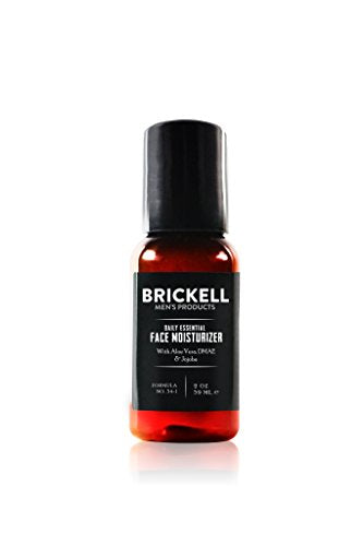 Brickell Men's Daily Essential Face Moisturizer for Men, Natural and Organic Fast-Absorbing