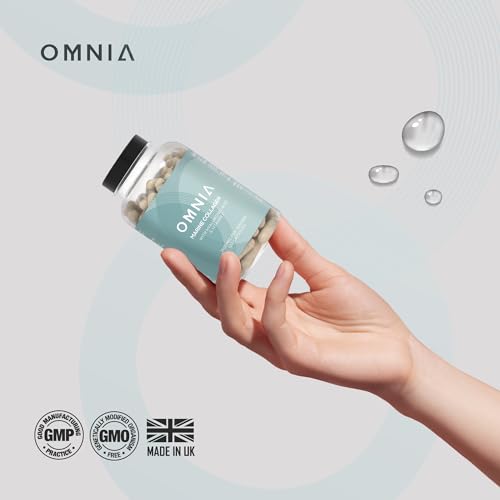 Omnia Marine Collagen Capsules 2400mg for Women & Men with Type I Collagen