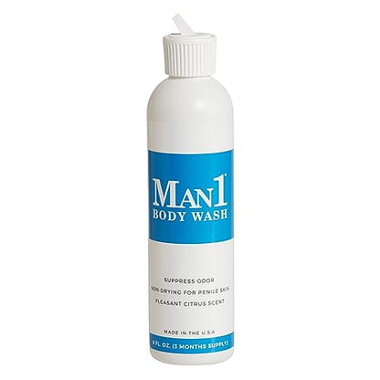 Man1 Body Wash, Anti-Odor Intimate Penile Cleanser For Down There Care, Hydrates