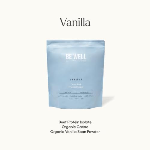 Be Well by Kelly LeVeque - Swedish Grass-Fed Beef Protein Powder - Paleo and Keto