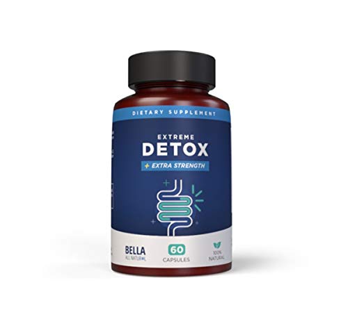 Bella All Natural Extreme Detox - Colon Cleanse and Full Body Detox - 60 Caps