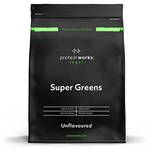 Protein Works Super Greens Powder | Nutrient Dense Detox Shake | Supports Immune System 