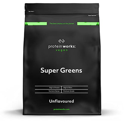 Protein Works Super Greens Powder | Nutrient Dense Detox Shake | Supports Immune System 