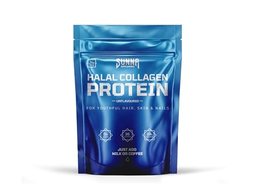 SUNNA SUPPLEMENTS - Halal Bovine Collagen Protein Powder for Hair, Skin, Nails and Joints