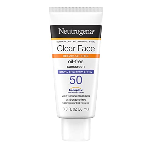 Neutrogena Clear Face Liquid Lotion Sunscreen for Acne-Prone Skin