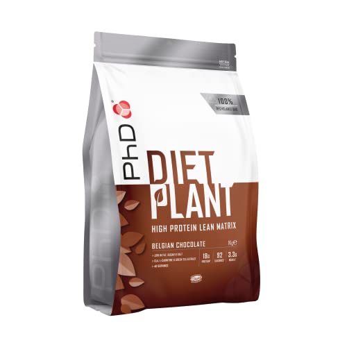 PhD Nutrition Diet Plant, Vegan Protein Powder Plant Based, High Protein Lean Matrix