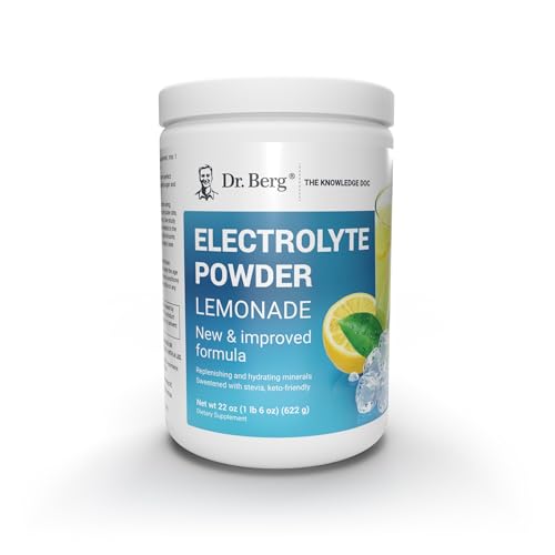 Dr. Berg Hydration Keto Electrolyte Powder - Enhanced w/ 1,000mg of Potassium & Real 