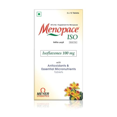 30 Tablets with Isoflavones, Amino acids & Essential Vitamins to Support Menopause Symptoms