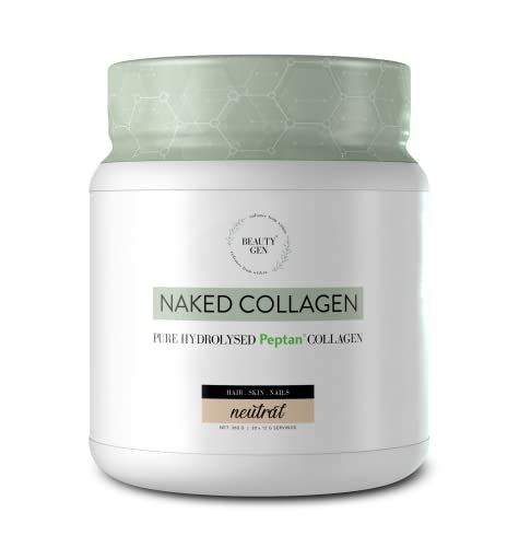 Beauty Gen Naked Collagen Powder for Women, Collagen Peptides Powder Type 1 & 111 Hydrolyzed