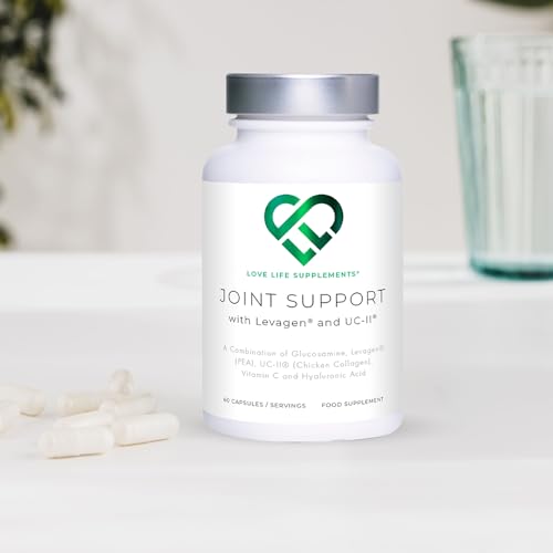 Love Life Supplements Joint Support with Levagen® (Palmitoylethanolamide) + UC-II®