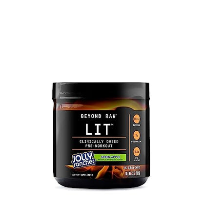 BEYOND RAW LIT | Clinically Dosed Pre-Workout Powder | Contains Caffeine, L-Citrulline