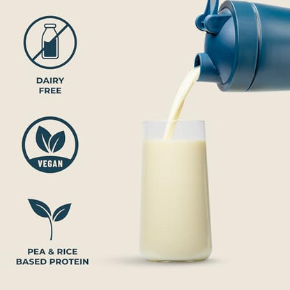 Kinetica Vanilla Flavour Plant Protein 1kg | Blend of Pea and Rice Protein | Vegan