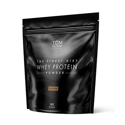 Tom Oliver Nutrition The Diet Protein - Diet Whey Protein Powder 1 kg (Chocolate)