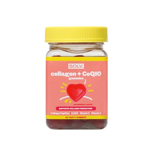 Collagen Peptides CoQ10 Vitamin Gummies. Vitamins A C Supplement, Biotin. Supports Collegen 